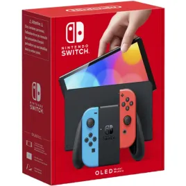 nintendo-switch-oled-modell-neonowy-czerwony-neon-niebieski