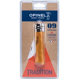 opinel-pocket-knife-no-09-carbon-blade-with-wood-handle