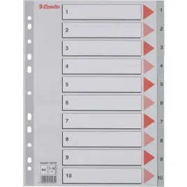 przekladki-plastikowe-szare-pp-a4-1-10-numeryczne-100105-esselte-esselte