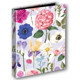 segregator-a4-2-hortensja-na-jasnym-tle-folia-mat-nie-rysujaca-tt9400-penm