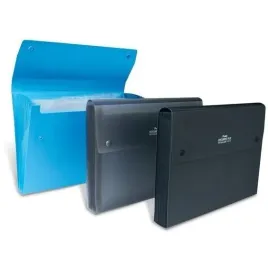 teczka-harmonijkowa-a4-13kiesz-niebieska-przezroczysta-dcd14ct-pentel-pent