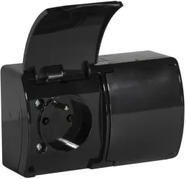 gniazdo-natynkowe-podwojne-z-uziemieniem-z-klapka-viplast-koala-czarne-ip4