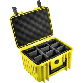bandw-outdoor-case-type-2000-zolty-z-przegrodkami
