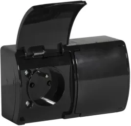 gniazdo-natynkowe-podwojne-z-uziemieniem-z-klapka-viplast-koala-czarne-ip4