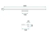 toolight-kinkiet-led-app371-1w-90cm-chrome-stan-nowy