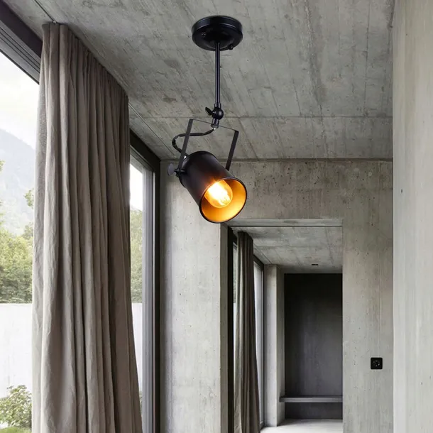 reflektor-sufitowy-okragly-toolight-czarny-zasilanie-sieciowe