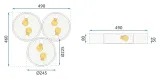 toolight-lampa-app879-c-triple-white-40cm-stan-nowy