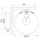 lampa-scienna-kinkiet-toolight-biala-kula-czarne-elementy-e27-kolekcja-g101-1w