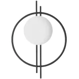 lampa-scienna-kinkiet-czarny-biala-kula-toolight-e27-stan-nowy