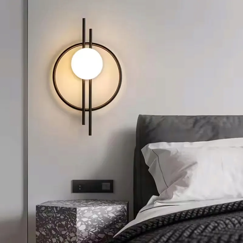 lampa-scienna-kinkiet-czarny-biala-kula-toolight-e27