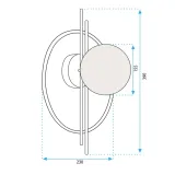 lampa-scienna-kinkiet-czarny-biala-kula-toolight-e27-maksymalna-moc-pojedynczego-zrodla-swiatla-60-w
