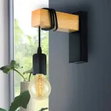 kinkiet-lampa-scienna-toolight-drewno-czarne-elementy-e27-dlugosc-wysokosc-20-cm