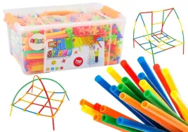 zestaw-slomek-do-konstrukcji-3d-w-pudelku-kolorowe-800-el-lean-toys
