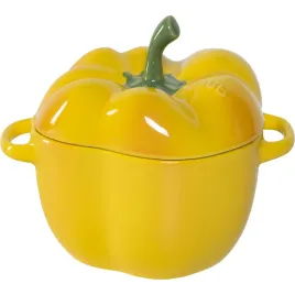 staub-la-cocotte-paprika-450-ml-gelb-keramik