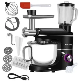 robot-kuchenny-planetarny-mikser-czarny-maszynka-do-mielenia-miesa-blender