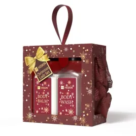 hiskin-christmas-lady-set-zestaw-myjka-balsam-zel-pod-prysznic-bordo