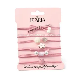 ecarla-zestaw-gumek-do-wlosow-6szt-happy-rozowe-kokardki-gum180