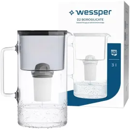 dzbanek-filtrujacy-szklany-wessper-3l-czarny-1x-filtr-aquaclassic