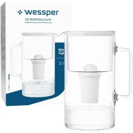 dzbanek-szklany-wessper-d2-borosilicate-3l-1x-filtr-wessper-aquaclassic