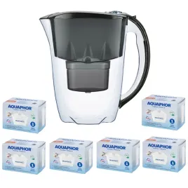 dzbanek-filtrujacy-aquaphor-czarny-6-filtrow