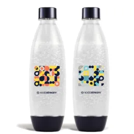 zestaw-butelek-sodastream-fuse-bubble-mosaic-2x1l-czarne-ze-wzorami