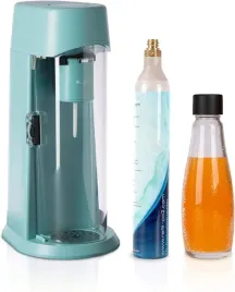 saturator-syfon-do-gazowania-wody-turkusowy-szklana-butelka-cylinder