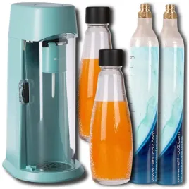 saturator-syfon-do-gazowania-wody-turkusowy-2xszklana-butelka-2xcylinder
