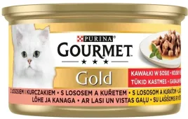 mokra-karma-dla-kotow-purina-gourmet-gold-losos-i-kurczak-w-sosie-85-g