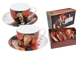 carmani-kpl-2-filizanek-ze-spodkami-a-modigliani-kobieta-w-kapeluszu