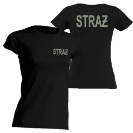 koszulka-damska-straz-z-haftem-t-shirt-damski-strazacki-srebrny