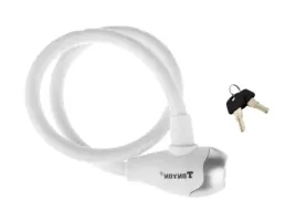 zapiecie-rowerowe-linka-do-roweru-na-klucz-tonyon-ty4505-bialy-12x650mm