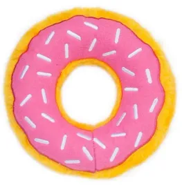 zippypaws-pluszowy-donut-standard-truskawkowy-zp256