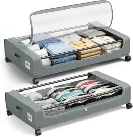 phinox-pojemnik-pod-lozko-na-kolkach-2-szt-szary-z-przezroczysta-pokrywa