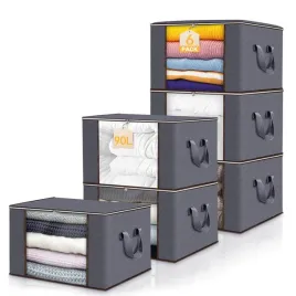 zikenis-zestaw-6-szarych-90l-toreb-do-przechowywania-ubran-poscieli