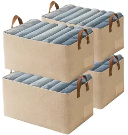 aarainbow-kosz-na-przechowywanie-tkanin-skladany-organizer-4-sztuki-bezowy