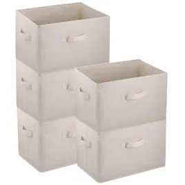 hejo-zestaw-5-pudelek-materialowych-duze-skladane-organizery-bezowe