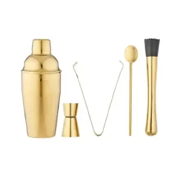 zloty-zestaw-barmanski-tempa-5-el-shaker-miarka-szczypce-tluczek-lyzka
