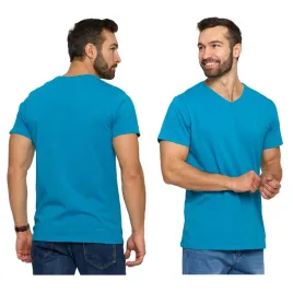 turkusowa-koszulka-meska-t-shirt-serek-slim-fit-r-xxl