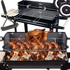 duzy-grill-ogrodowy-weglowy-na-kolach-rozen-polki-gril-szczotka-gratis