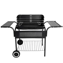 grill-ogrodowy-weglowy-metalowe-polki-regulacja-rusztu-kola