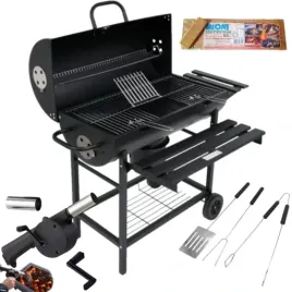 grill-weglowy-pokrywa-popielnik-ogrod-duzy-zestaw