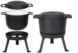 kociolek-mysliwski-10-l-emaliowany-garnek-na-ognisko-patelnia-grill-emalia