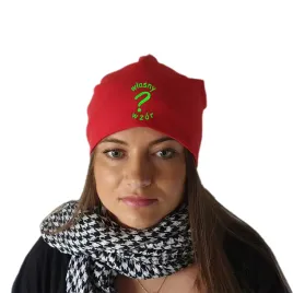 czapka-beanie-smerfetka-z-haftem-wlasnego-logo