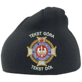 czapka-zimowa-straz-z-haftowanym-logo-osp-zosp-nazwa-jednostki-bialy