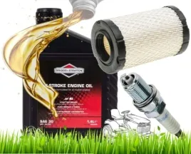 olej-sae30-filtr-powietrza-swieca-traktorka-briggs