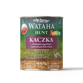 wataha-hunt-95percent-karma-dla-psa-junior-kaczka-z-batatami-jagodami-800g