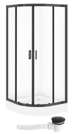 kabina-prysznicowa-polokragla-80x80-czarna-z-brodzikiem-15-cm-syfon-czarny