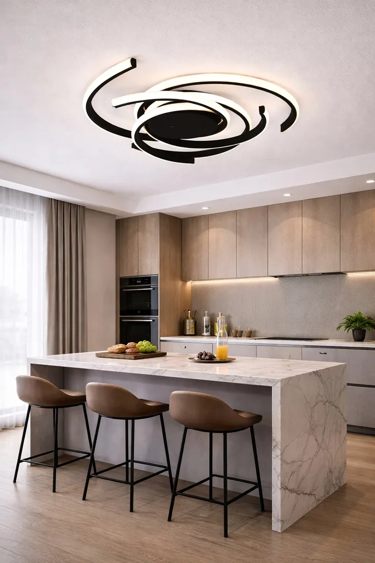 lampa-led-sufitowa-plafon-eko-zyrandol-led-nowoczesna-pilot-stan-nowy