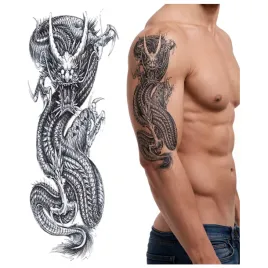 tatuaz-rekaw-smok-dragon-zmywalny-tymczasowy-wodny