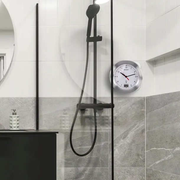 zegar-scienny-bresser-bialy-17cm-zasilanie-baterie